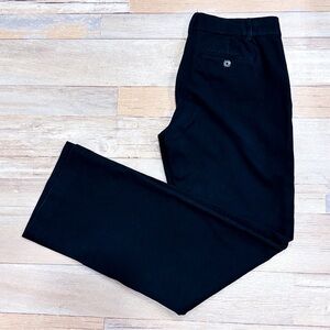 ALFRED SUNG – Black straight-leg dress pants *